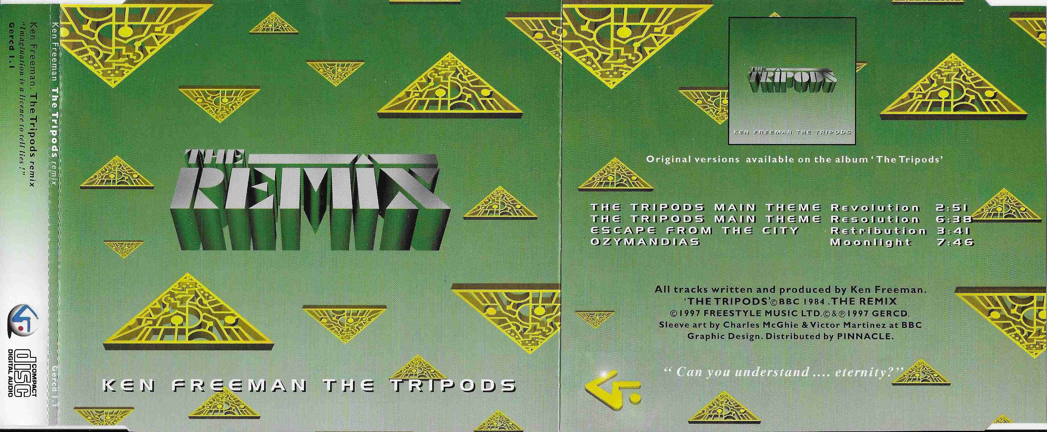 Picture of GERCD 1.1 The tripods remix by artist Ken Freeman from the BBC records and Tapes library